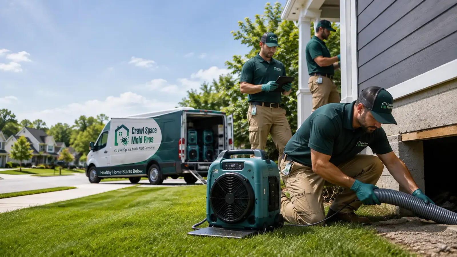 Crawl Space Mold Removal in Kincaid, KS